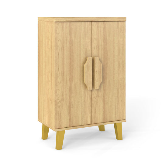 Buffet Cabinet With Double Doors, Raised Legs, Natural Sideboards Cabinets & Buffets Natural at Gallery Canada