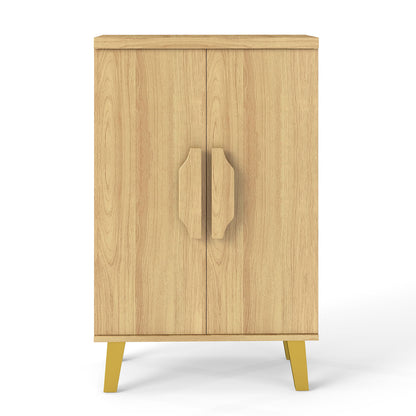 Buffet Cabinet with Double Doors and Raised Legs, Natural Sideboards Cabinets & Buffets at Gallery Canada