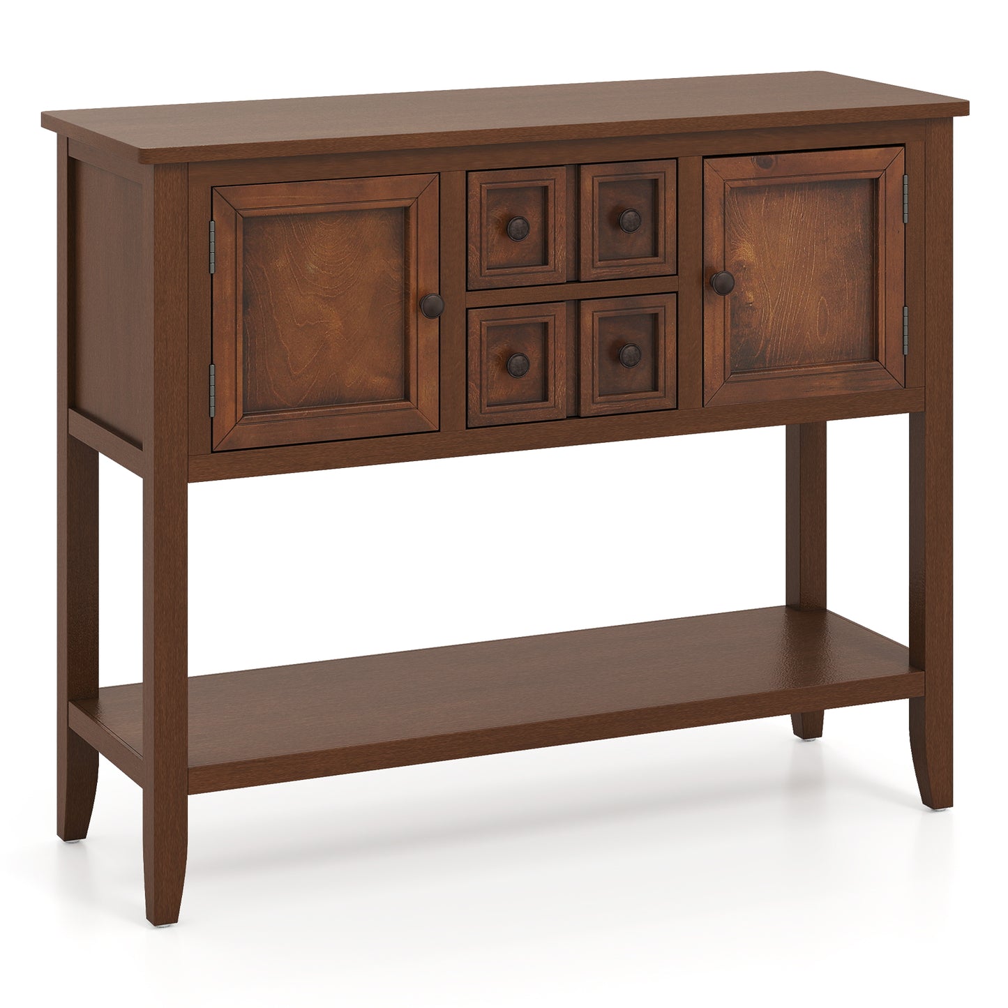 Buffet Sideboard Cabinet with 2 Doors and 2 Drawers, Brown Sideboards Cabinets & Buffets at Gallery Canada