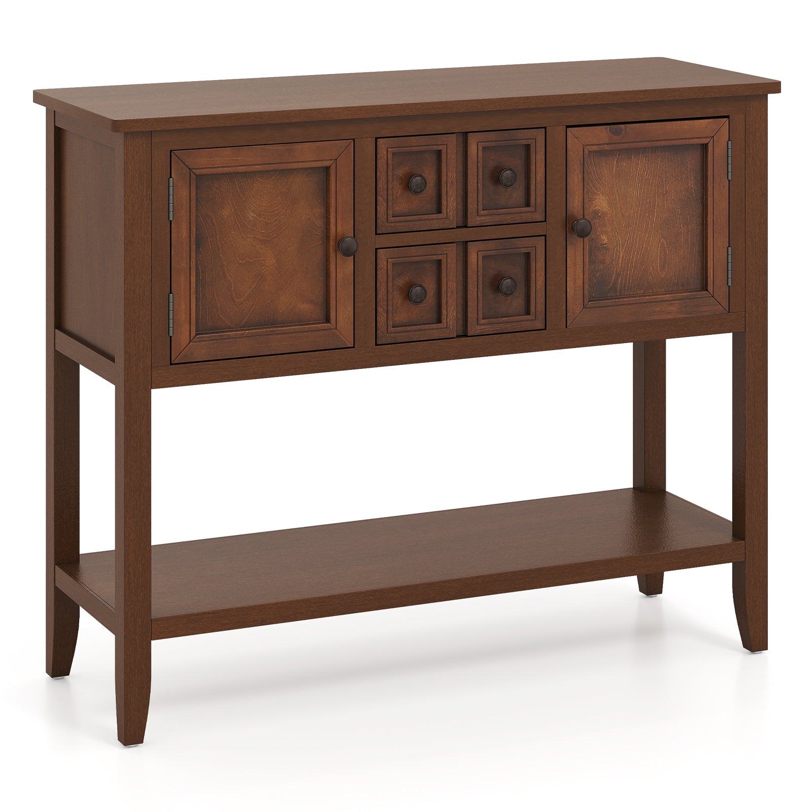 Buffet Sideboard Cabinet with 2 Doors and 2 Drawers, Brown Sideboards Cabinets & Buffets at Gallery Canada