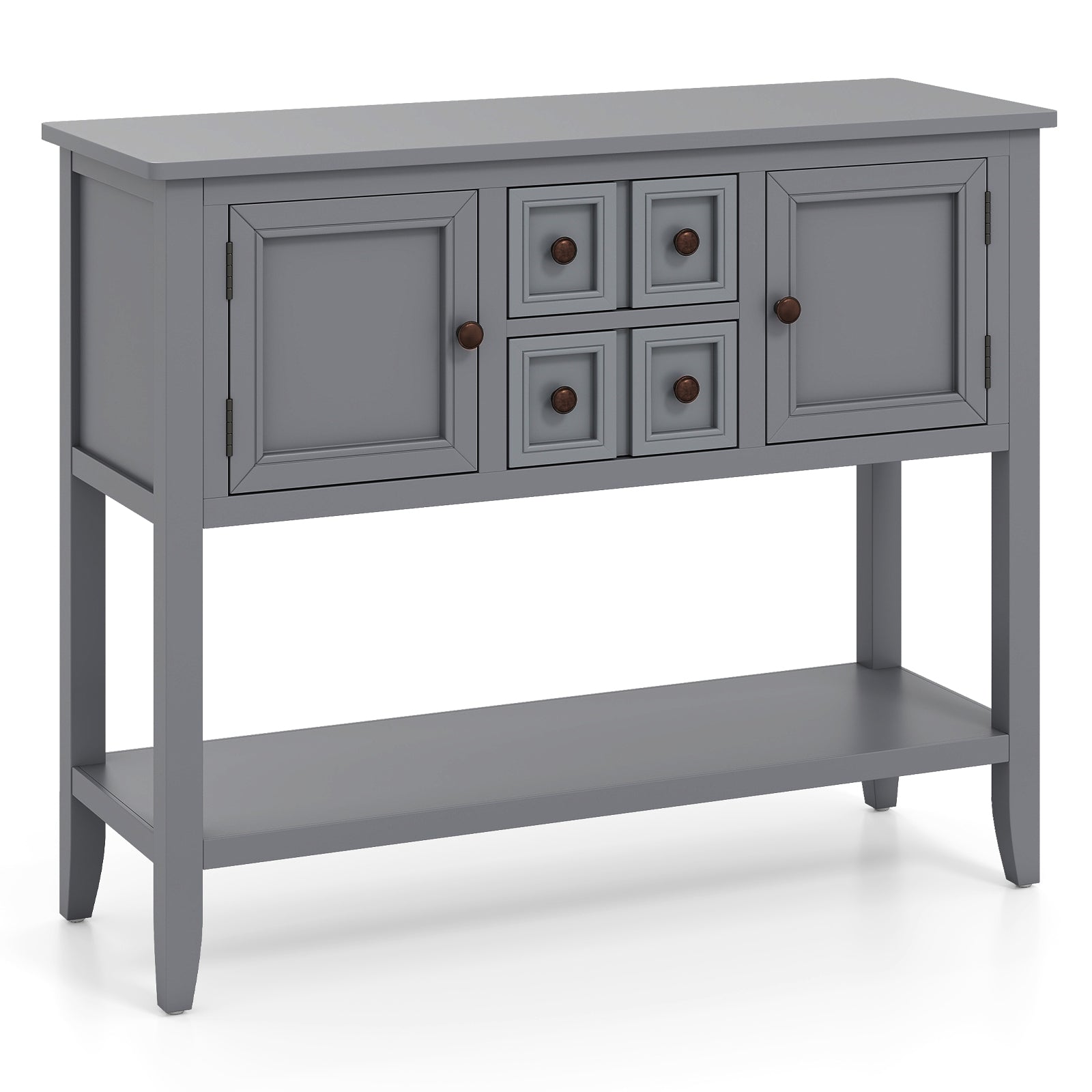 Buffet Sideboard Cabinet with 2 Doors and 2 Drawers, Gray Sideboards Cabinets & Buffets at Gallery Canada