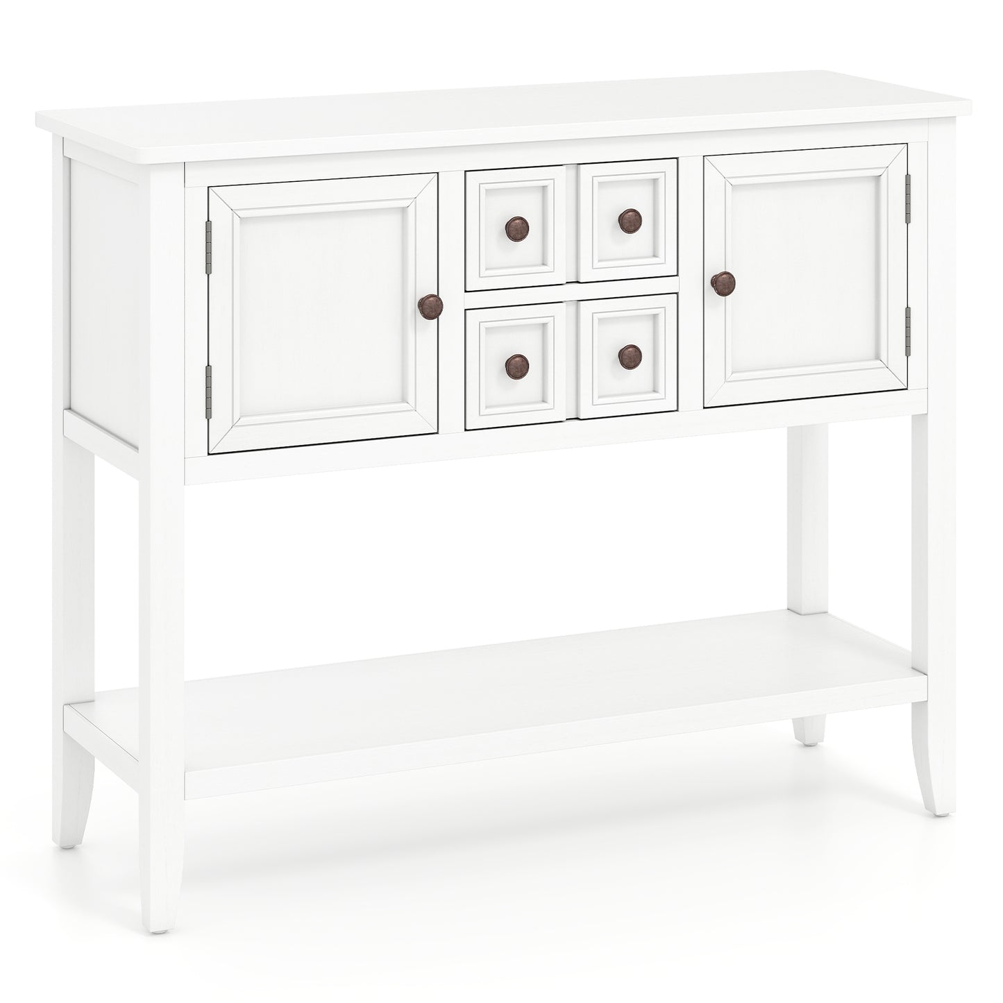 Buffet Sideboard Cabinet with 2 Doors and 2 Drawers, White Sideboards Cabinets & Buffets at Gallery Canada