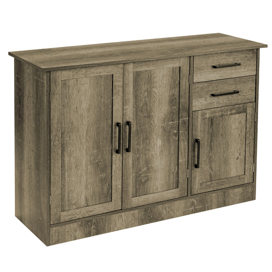 Buffet Storage Cabinet With 2 Drawers, Gray Sideboards Cabinets & Buffets Gray at Gallery Canada
