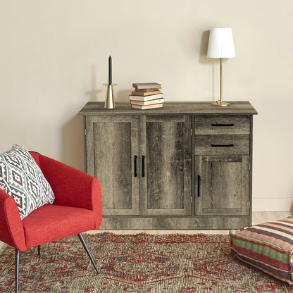 Buffet Storage Cabinet With 2 Drawers, Gray Sideboards Cabinets & Buffets at Gallery Canada