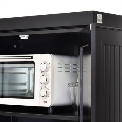72 Kitchen Pantry, Freestanding Storage Cabinet, Black Kitchen Pantry Cabinets at Gallery Canada