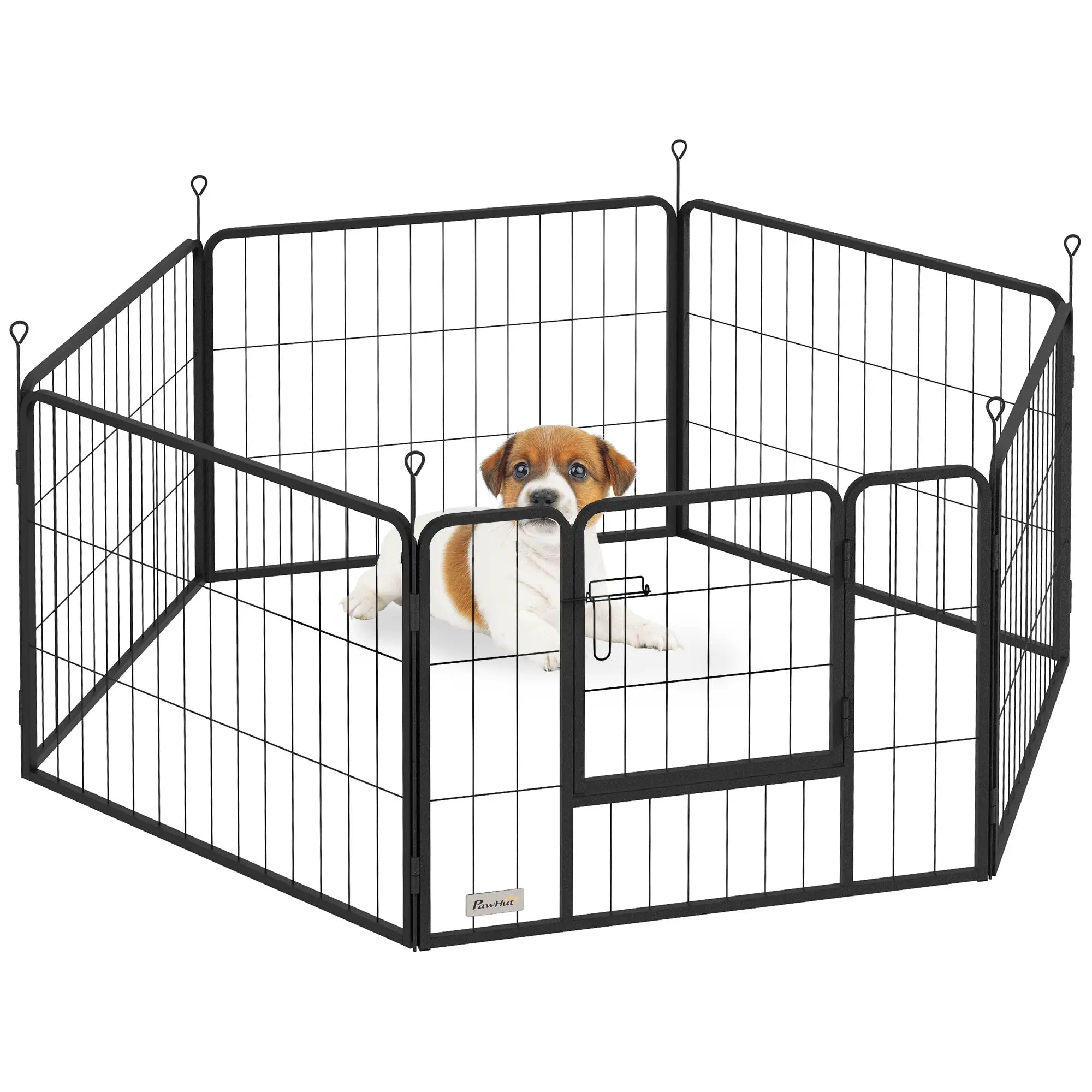 Heavy Duty Dog Playpen, 6 Panels, 23.5