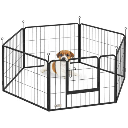 Heavy Duty Dog Playpen, 6 Panels, 23.5"H, Small Dogs Houses, Kennels & Pens at Gallery Canada