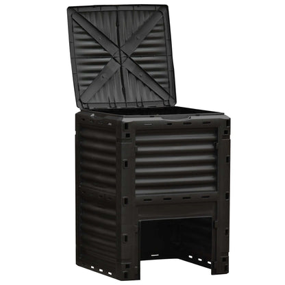 Large Outdoor Compost Bin, 80 Gallon, Easy Assembly, Black Outdoor Compost Bin at Gallery Canada