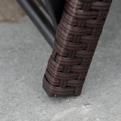 Convertible Rattan Sofa Bed, Chaise Lounge, Wicker Loveseat, Brown Patio Furniture Sets at Gallery Canada