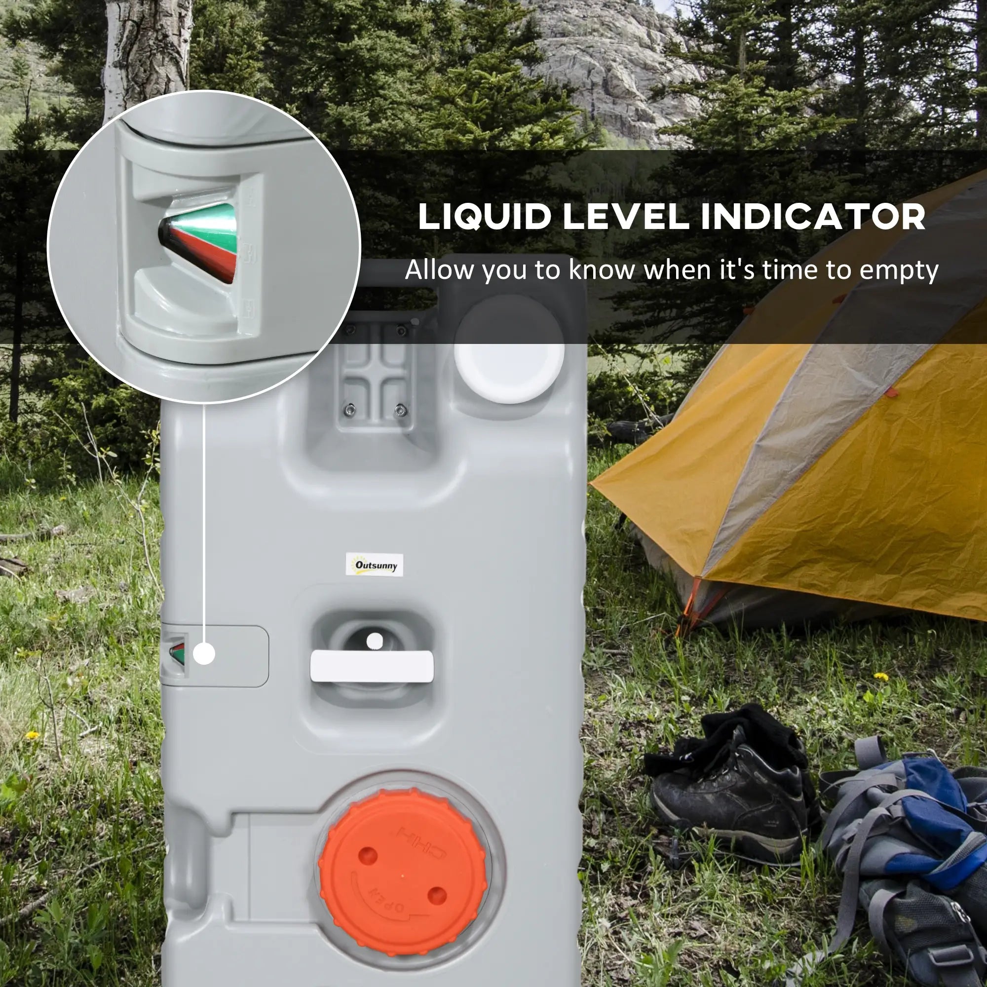 19.8 Gallon Portable RV Water Tank, Waste Storage, Rotating Drain Spout Water Dispensers at Gallery Canada
