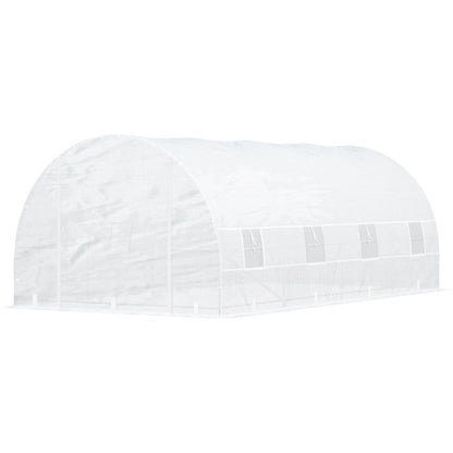 20x10x7ft Heavy Duty Walk-In Greenhouse, Outdoor Plant Grow House, White Tunnel Greenhouses at Gallery Canada