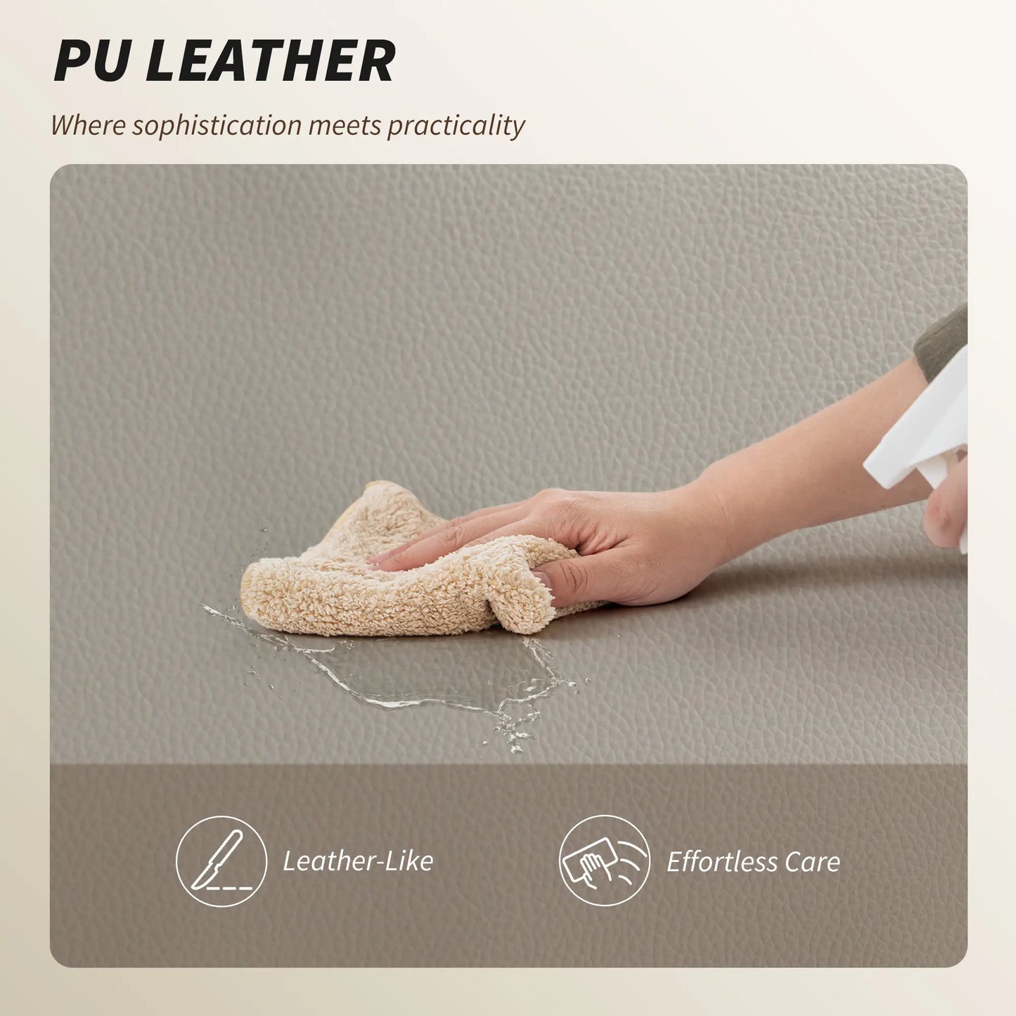 Reclining Office Chair, High Back Executive Desk Chair, PU Leather, Footrest, Swivel Wheels, Grey Executive & Manager Chairs at Gallery Canada