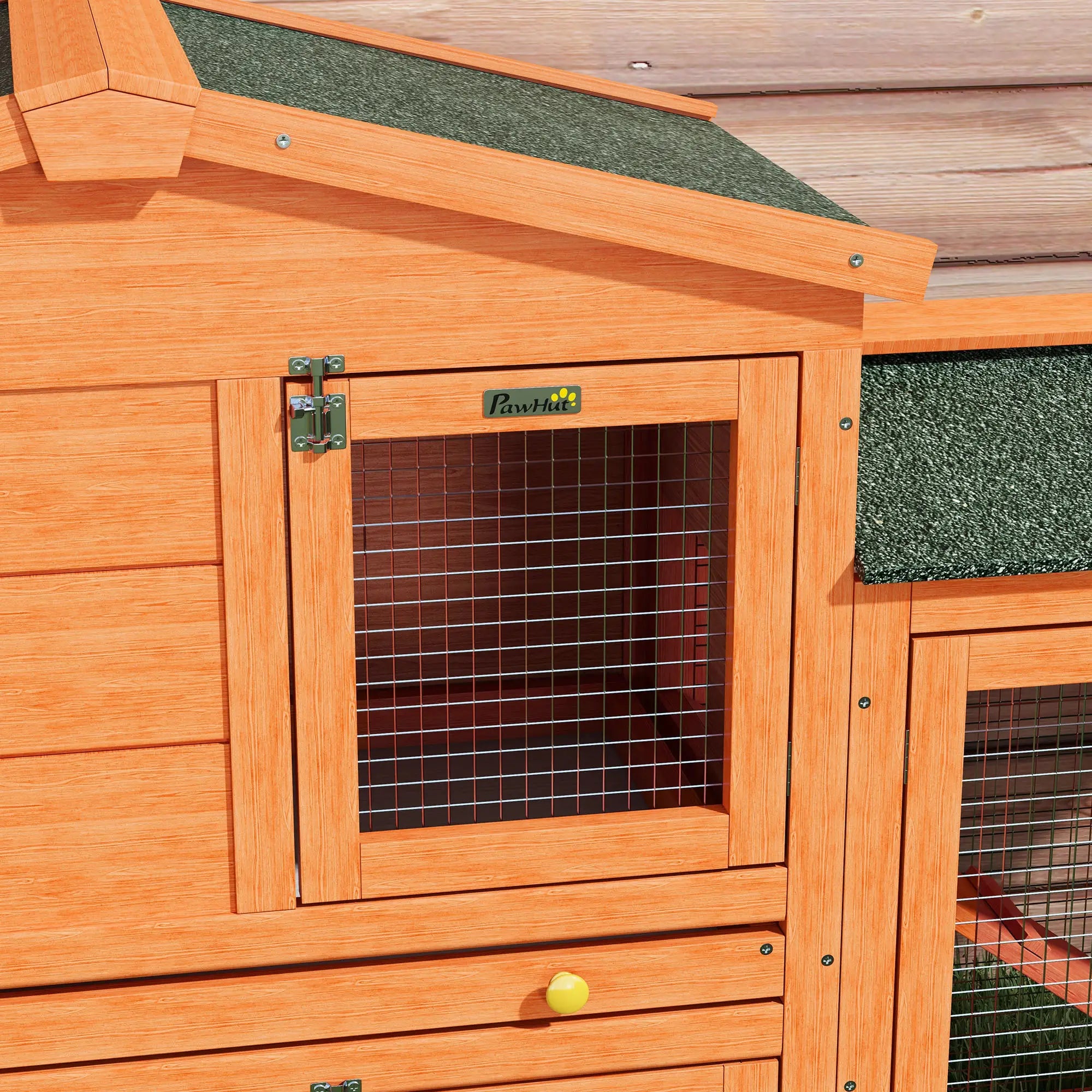 Two-Level Rabbit Hutch, Small Animal House, Pet Bunny Cage, Outdoor Run Rabbit Hutch at Gallery Canada