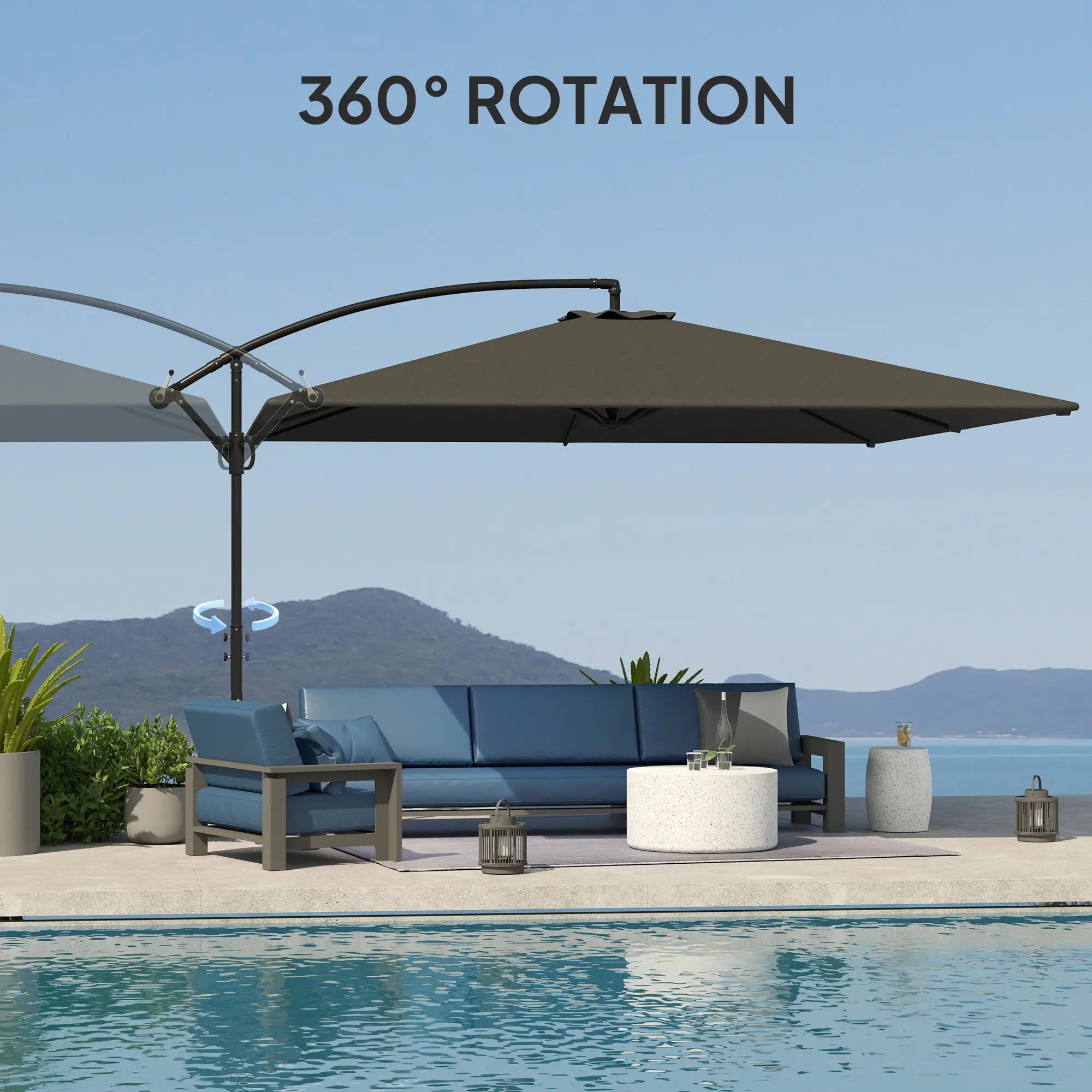 Rectangular Cantilever Parasol 111