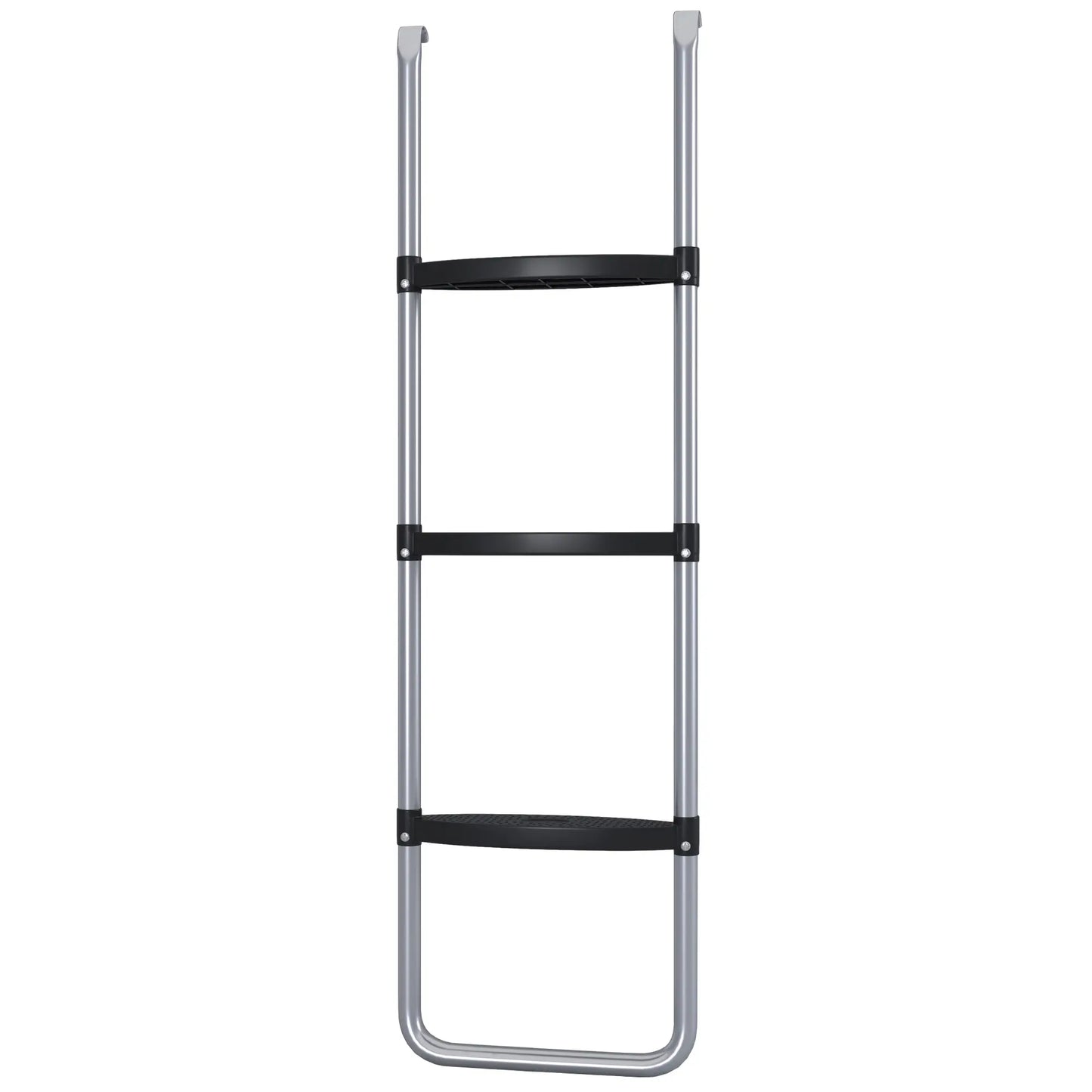 Steel Trampoline Ladder, 2/3 Steps, 43 Inch Length Trampolines Silver Tone at Gallery Canada