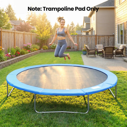 14FT Trampoline Pad Replacement, Φ168 Spring Cover, Water-Resistant, Blue Trampolines at Gallery Canada