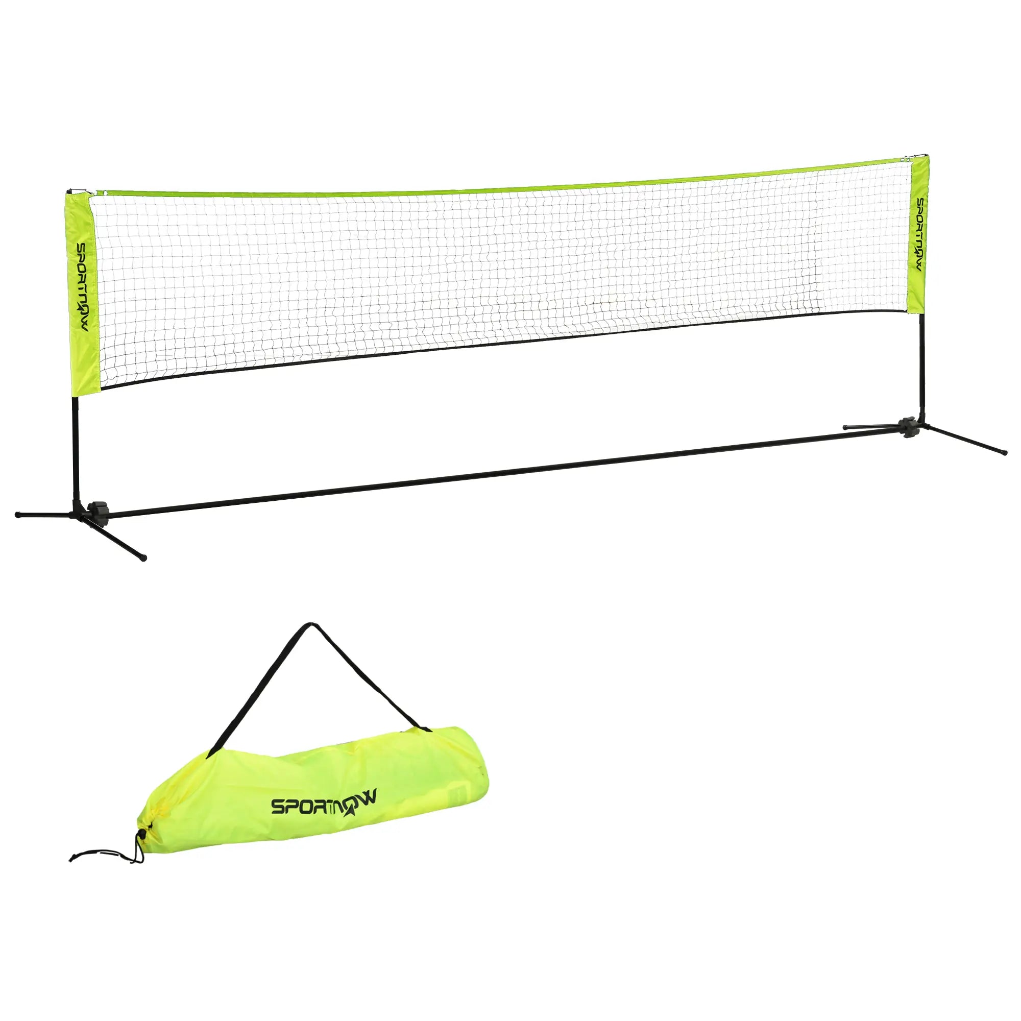 14ft Badminton Net, Height Adjustable, Carry Bag, Yellow Badminton Yellow at Gallery Canada