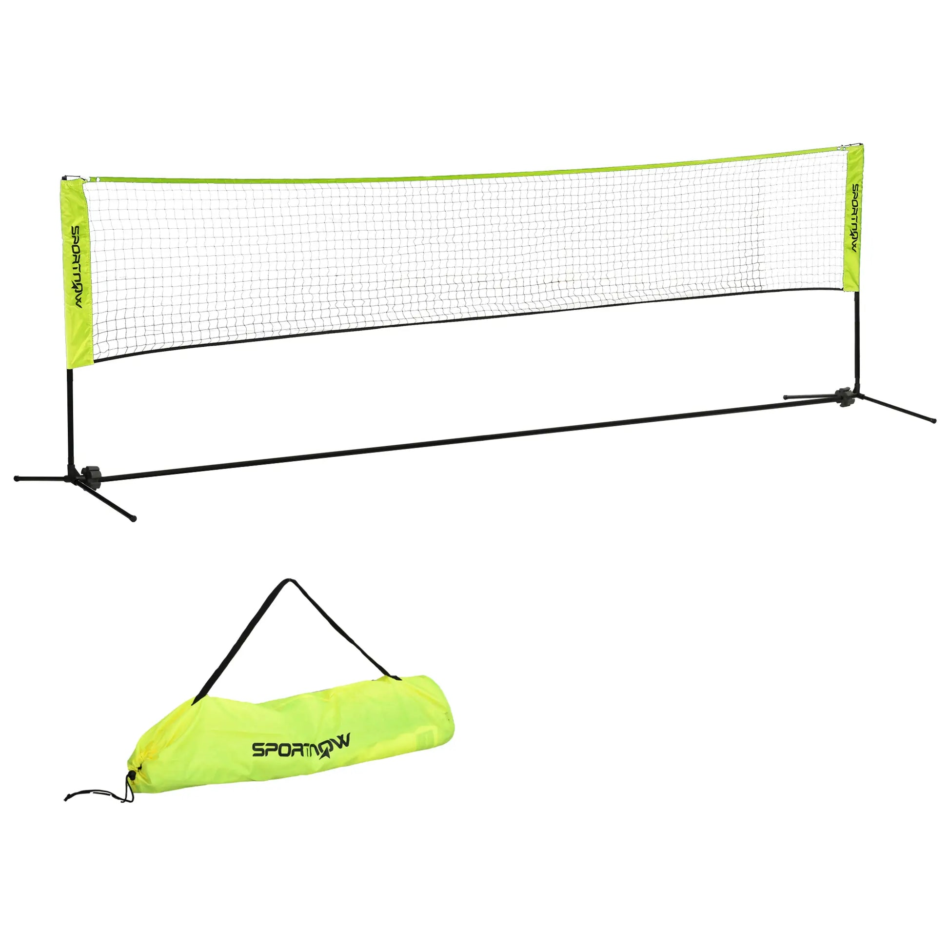 14ft Badminton Net, Height Adjustable, Carry Bag, Yellow Badminton Yellow at Gallery Canada