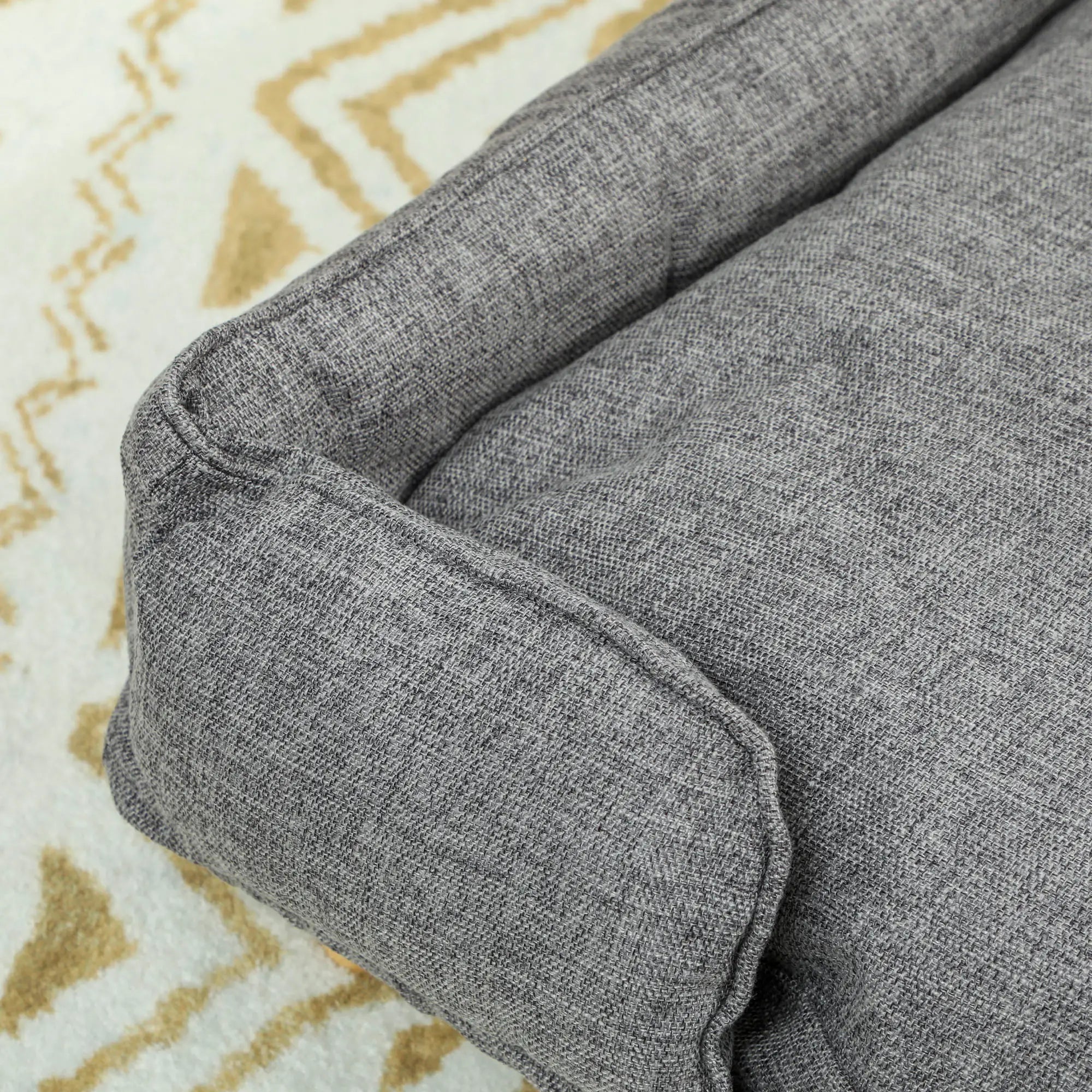 Washable Dog Sofa for Large Dogs, Elevated Pet Couch, Dark Grey Dog Sofas at Gallery Canada