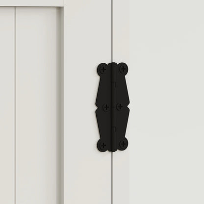 60" 4-Door Storage Cabinet, Adjustable Shelves, Large Pantry, White Kitchen Pantry Cabinets at Gallery Canada