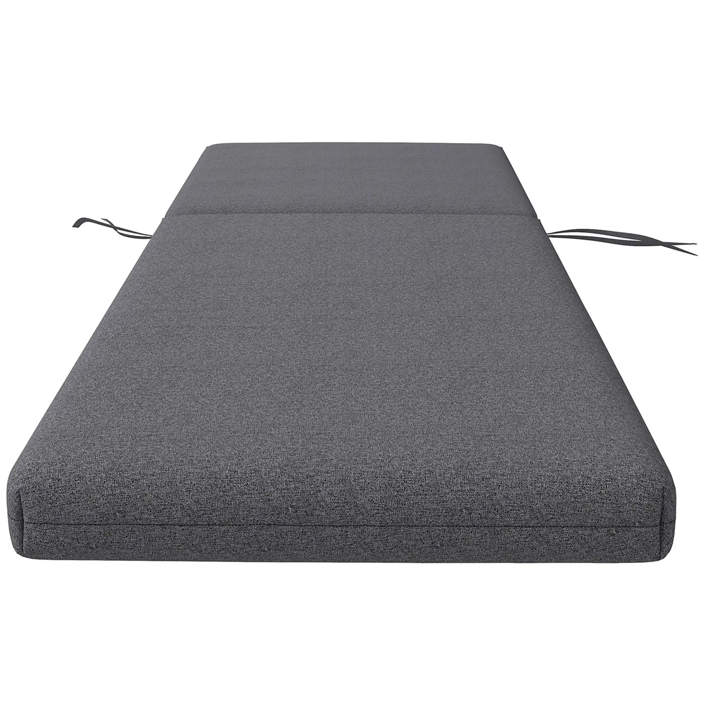 2-Piece Patio Chair Cushion Set with Ties, Indoor Outdoor, Grey Patio Chair Cushions at Gallery Canada