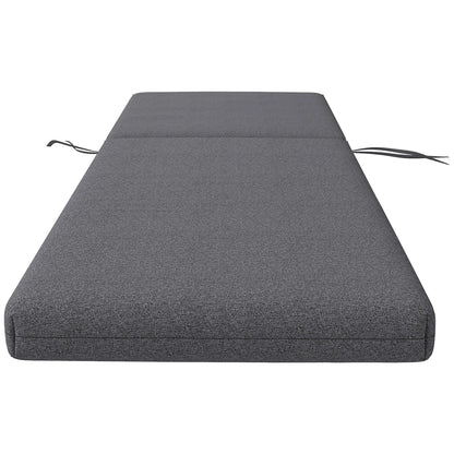 2-Piece Patio Chair Cushion Set with Ties, Indoor Outdoor, Grey Patio Chair Cushions at Gallery Canada