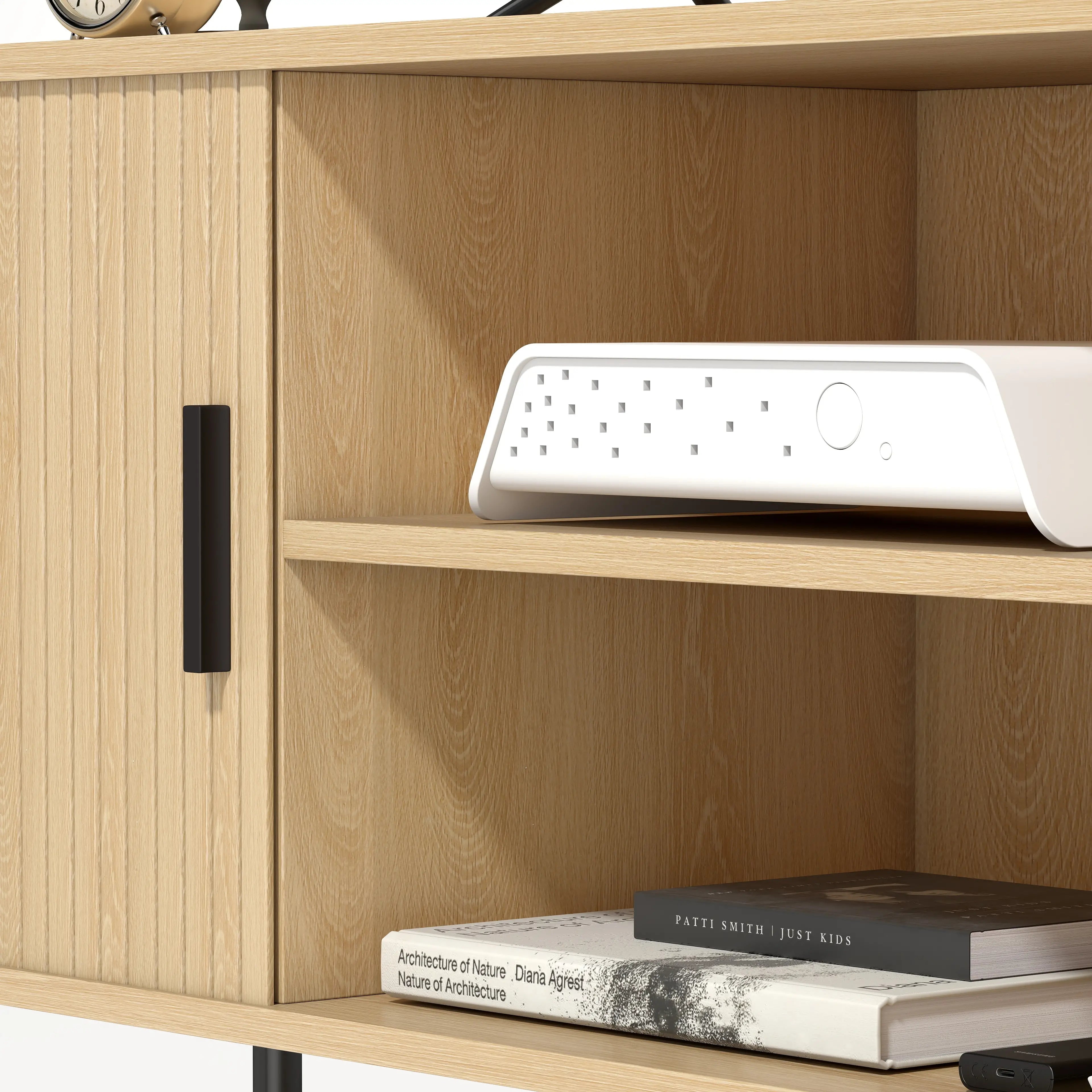 TV Stand Cabinet For 50 Inches, Storage Shelves, Oak Tone TV Stands at Gallery Canada
