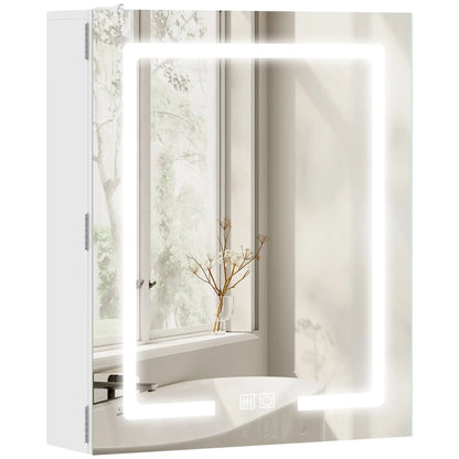 Medicine Cabinet With Lights, Demister Pad, Adjustable Shelves, White Mirror Medicine Cabinets at Gallery Canada