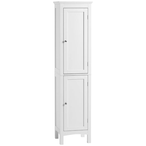 Tall Bathroom Cabinet, Freestanding Storage Organizer, 15