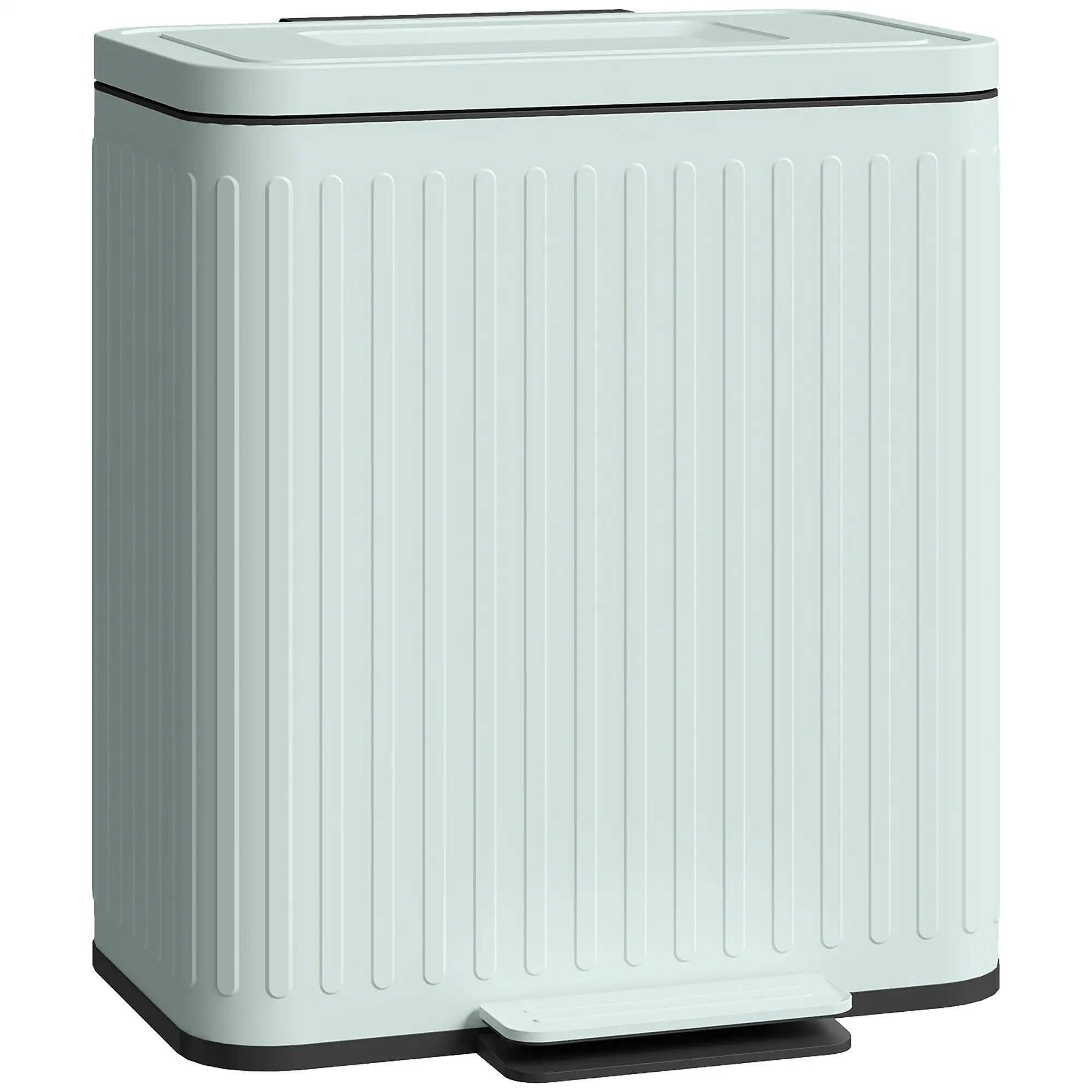 2 x 5.3 Gallon Trash Can, Soft Close Lid, Removable Inner Buckets Household Supplies at Gallery Canada