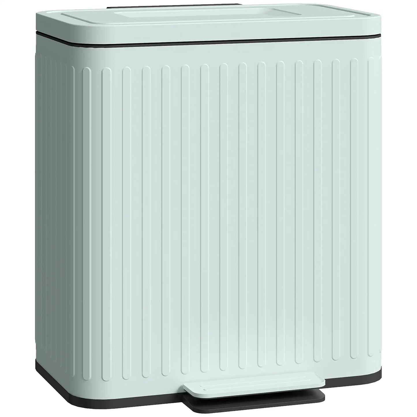 2 x 5.3 Gallon Trash Can, Soft Close Lid, Removable Inner Buckets Household Supplies at Gallery Canada