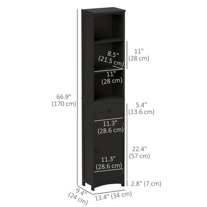 Tall Bathroom Cabinet, Shelves and Drawer Storage Organizer Bathroom Cabinets at Gallery Canada