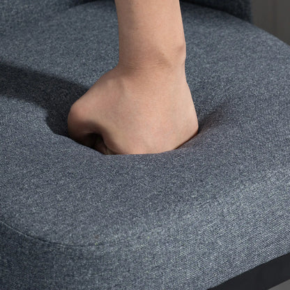 Extra Tall Bar Stools Set of 2, 360° Swivel, Steel Legs, Charcoal Grey Bar Stools at Gallery Canada