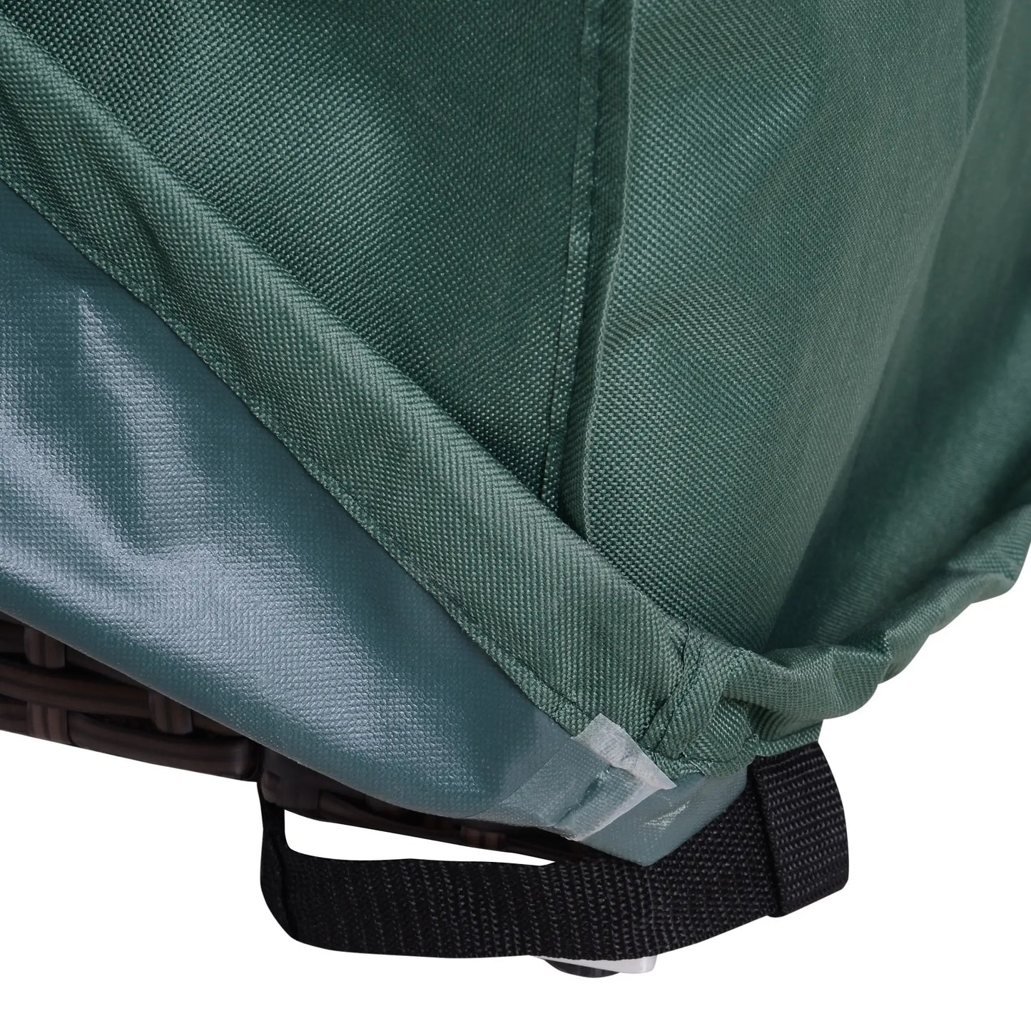 Large Patio Garden Furniture Cover, 90.6" L x 90.6" W x 27.6" H, Green Patio Furniture Covers at Gallery Canada
