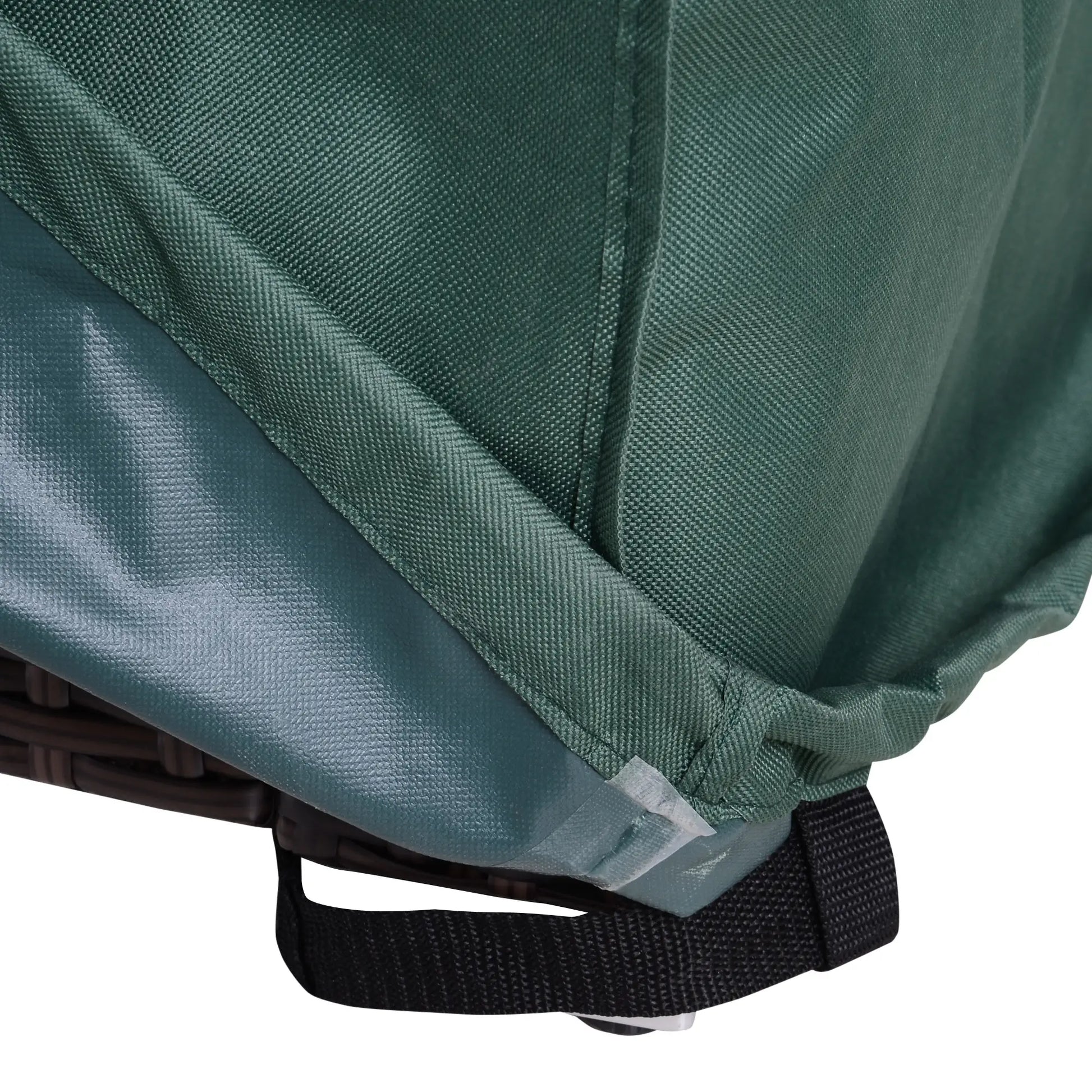 Large Patio Garden Furniture Cover, 90.6" L x 90.6" W x 27.6" H, Green Patio Furniture Covers at Gallery Canada