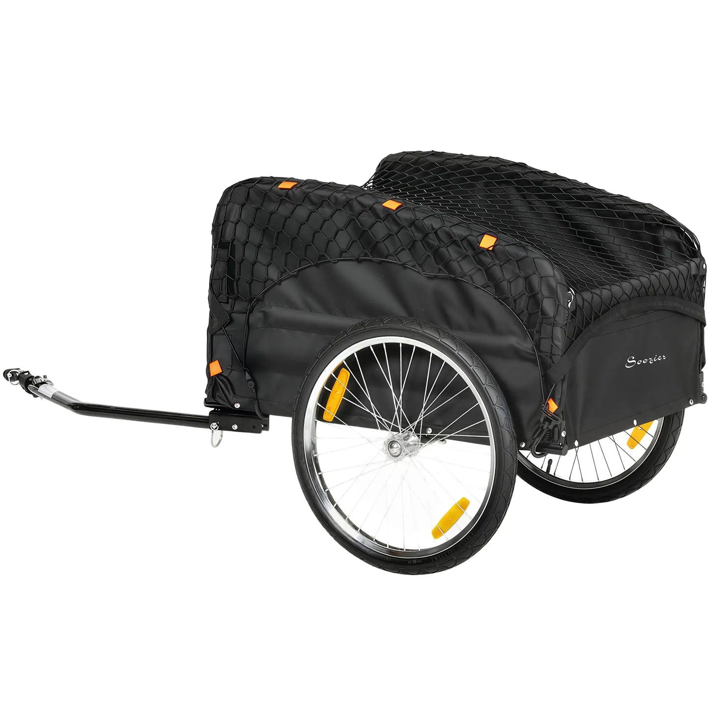 Bike Cargo Trailer, 45 Gal, 20" Wheels, Cargo Net, Reflectors Bike Cargo Trailers at Gallery Canada