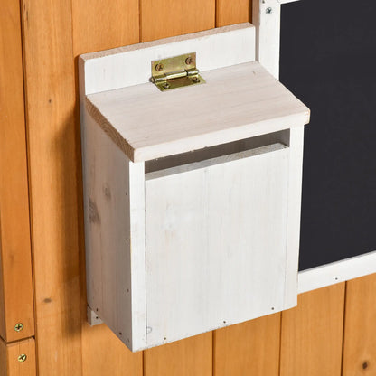 Wooden Kids Playhouse with Door, Windows & Mailbox, Yellow Play Houses at Gallery Canada