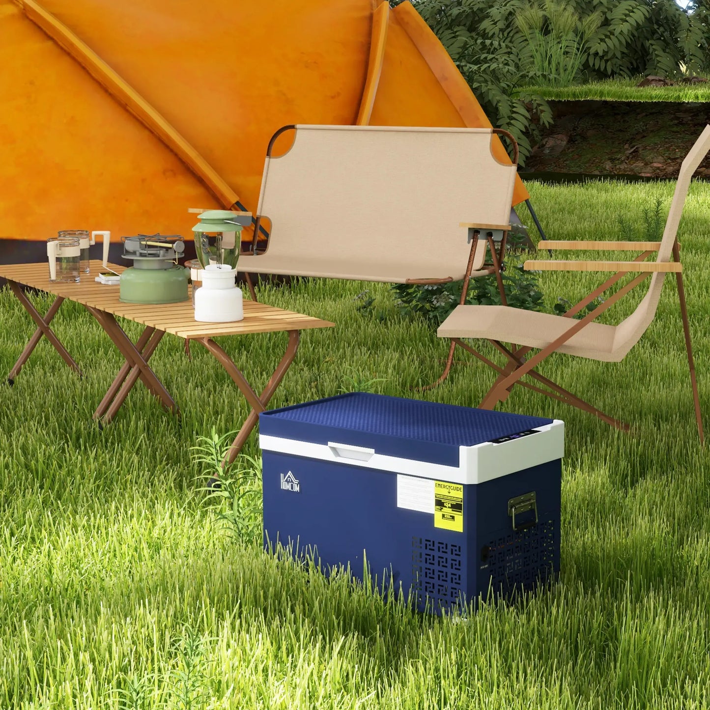 Dual Zone Car Fridge, 32 Quart, 12/24V DC, 100V-240V AC, -4℉-68℉ Car Coolers at Gallery Canada