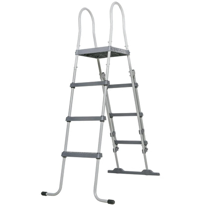 Above Ground Pool Ladder, 70", Fits 48" Pool Wall, Grey Outdoor Swimming Pools & Hot Tubs Grey at Gallery Canada
