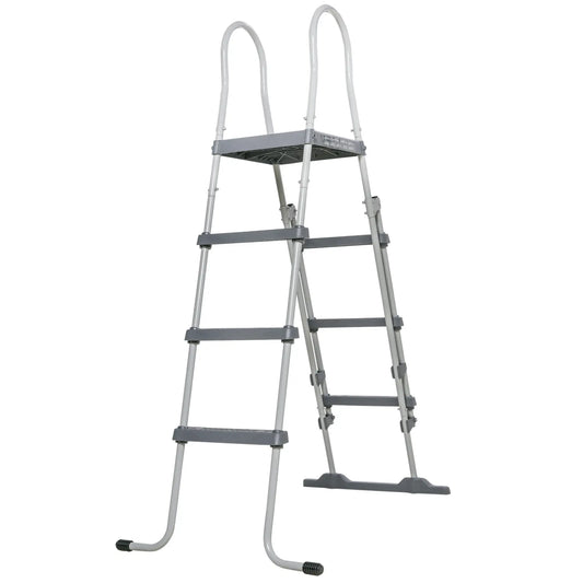 Above Ground Pool Ladder, 70", Fits 48" Pool Wall, Grey Outdoor Swimming Pools & Hot Tubs Grey at Gallery Canada