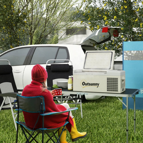 12V Car Refrigerator, 17QT Electric Cooler, -68℉-50℉, Portable