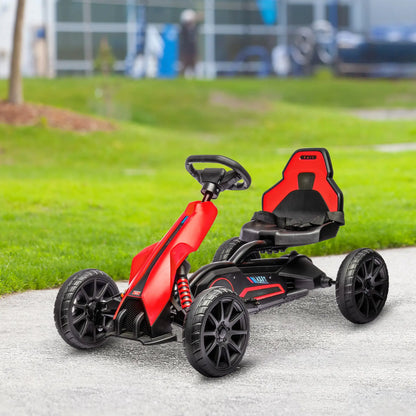 12V 7AH Electric Go Kart, Kids Outdoor Racer, Adjustable Speed, Red Electric Toy Cars at Gallery Canada