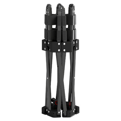 "42" Mini Trampoline Pliable avec Poignée en Mousse Ajustable