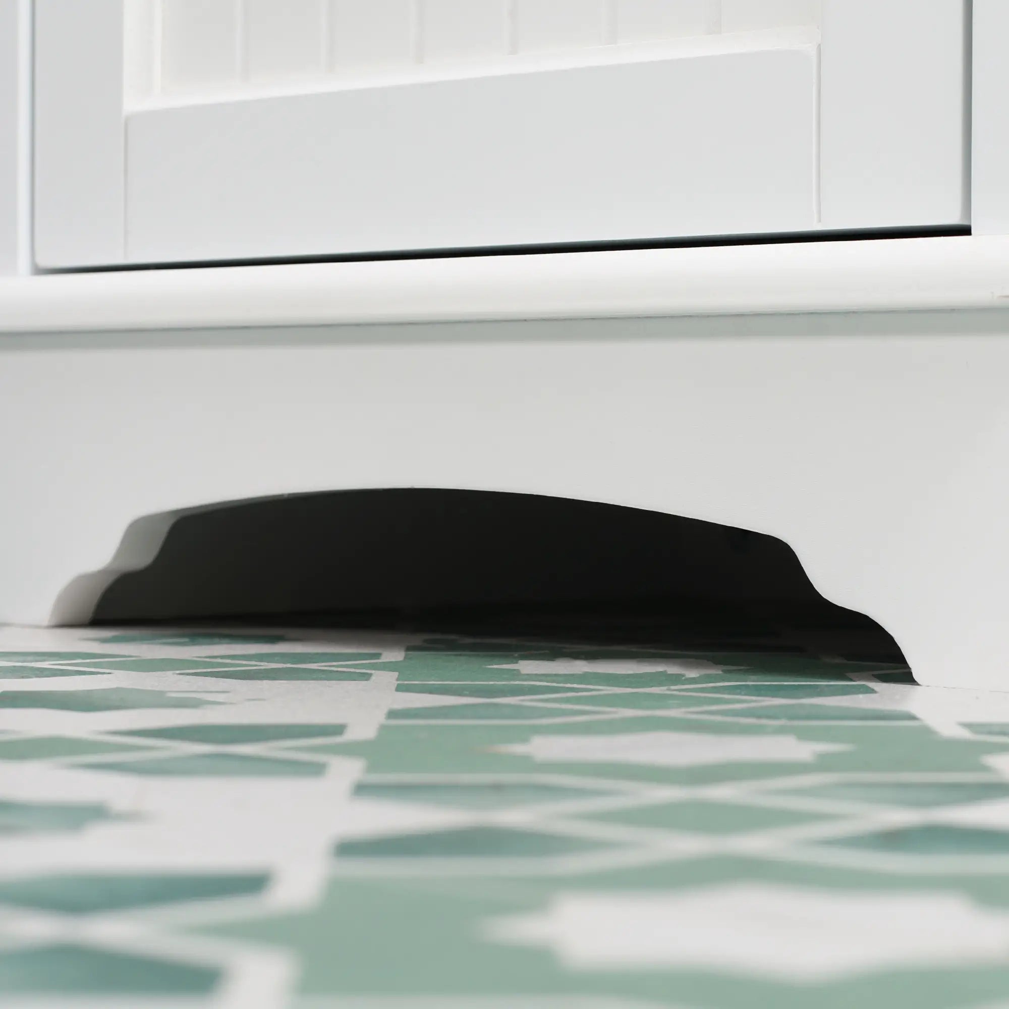 Modern Bathroom Floor Cabinet, Open Shelf, Freestanding Storage, White Bathroom Cabinets at Gallery Canada