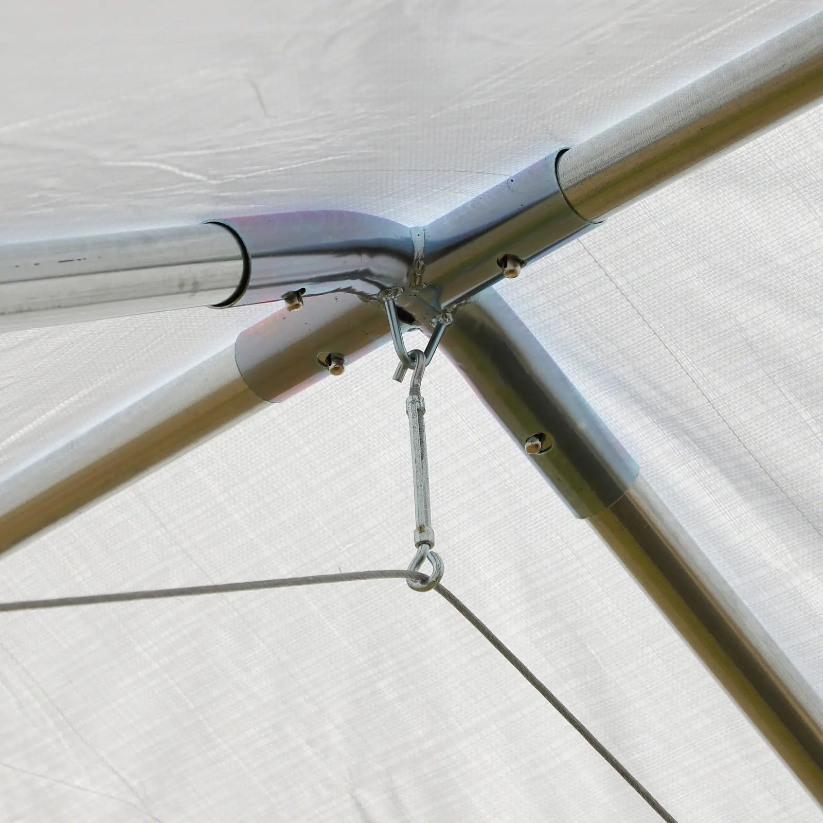 10' x 20' Heavy Duty Galvanized Carport Canopy, Anchor Kit, White Car Shelters at Gallery Canada