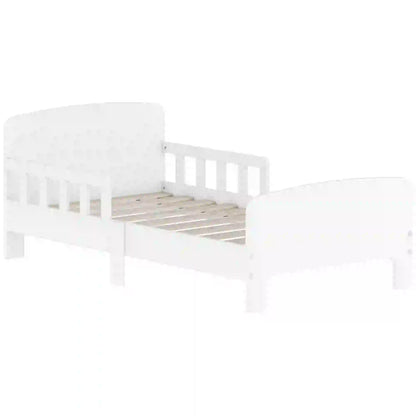 Toddler Bed with Safety Rails, Kids Bed Frame, White Kids Bedroom Furniture at Gallery Canada