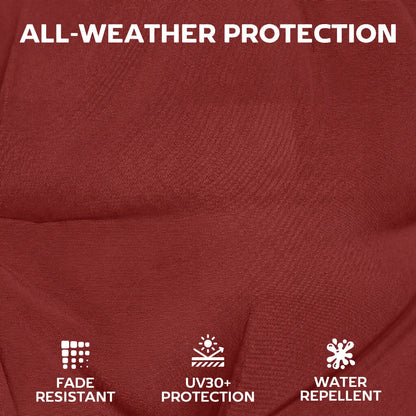 Waterproof Non-Slip Patio Chair Cushions, Set of 4, 44"x21", Wine Red Patio Chair Cushions at Gallery Canada