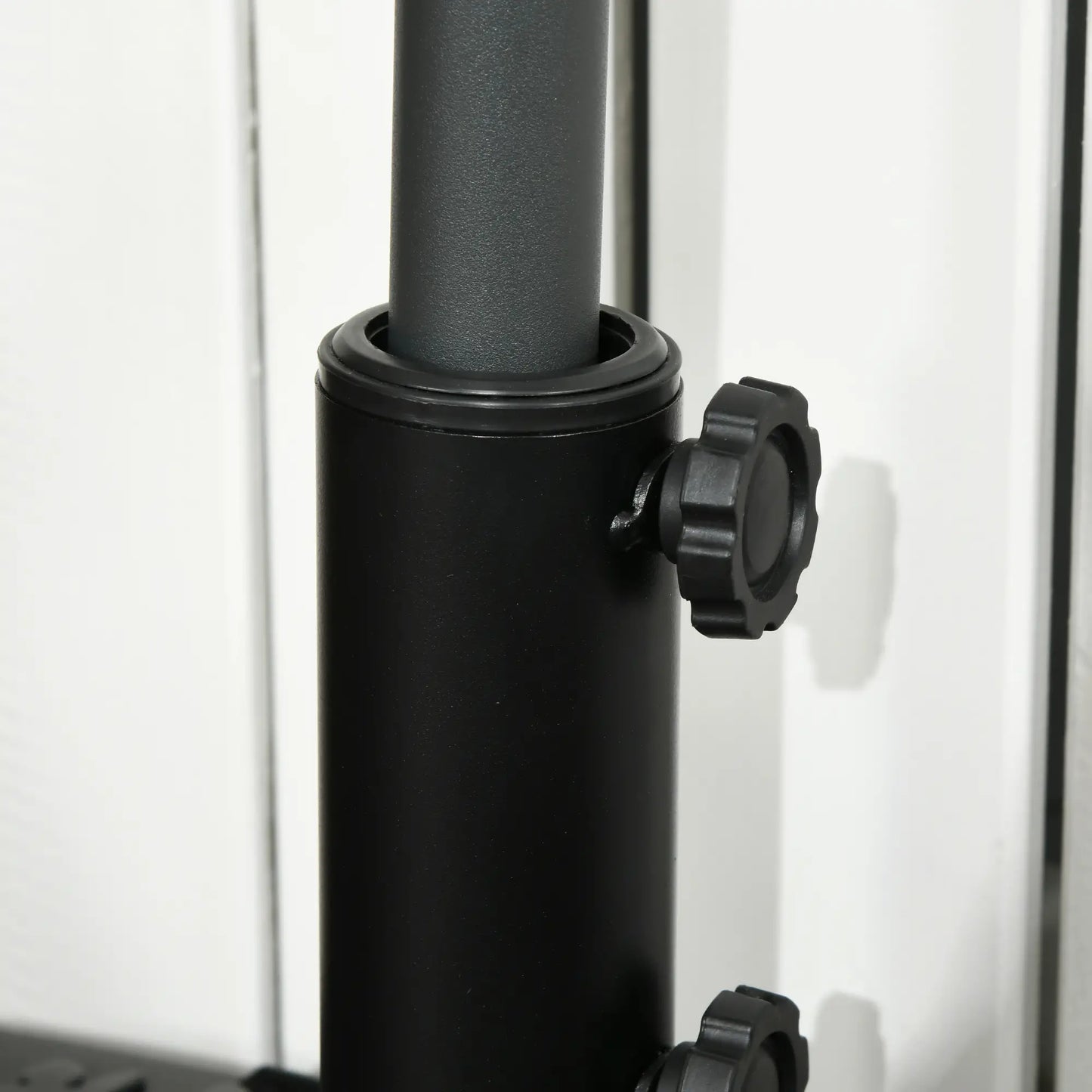 Half Round Umbrella Base, 40lb Water or 46lb Sand, Black Umbrella Bases at Gallery Canada