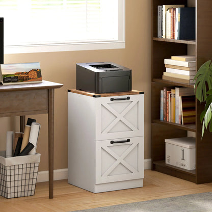 2 Drawer File Cabinet, Silent Slides, Letter/A4, White Office Cabinets & Cupboards at Gallery Canada