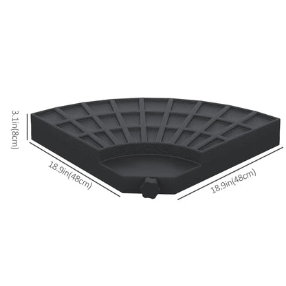 Set of 4 Outdoor Umbrella Base Weights, Cross Base Parasol Holder Umbrella Bases at Gallery Canada